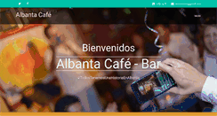 Desktop Screenshot of albantacafe.com